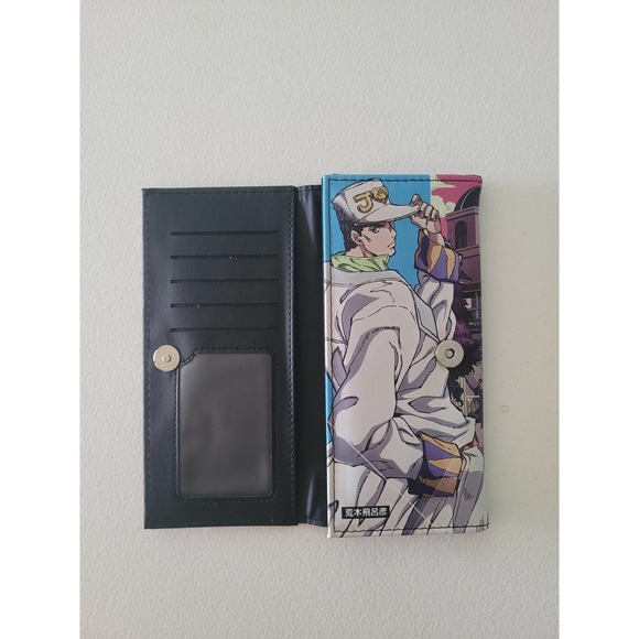 Japanese Anime Jojo's Bizarre Adventure Characters Rectangular Purse Wallet - Picture 5 of 5